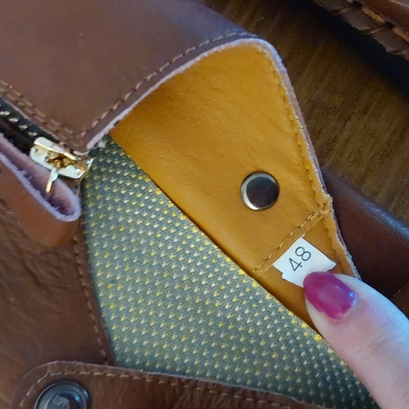 Men's Brown Leather Fisherman Sandal Shoes Adjustable Easy On /Off Sz.13 - Picture 9 of 11